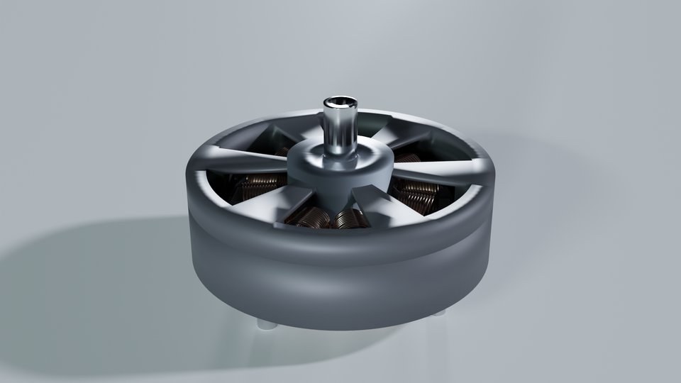 Render of the 3508 cinelifter motor